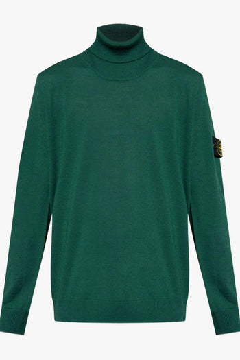 Maglia Verde Uomo Dolcevita - 5