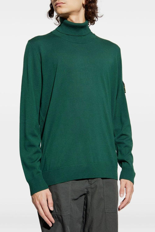 Maglia Verde Uomo Dolcevita