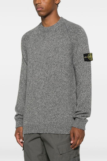 Maglia Grigio Uomo Badge Logo - 3