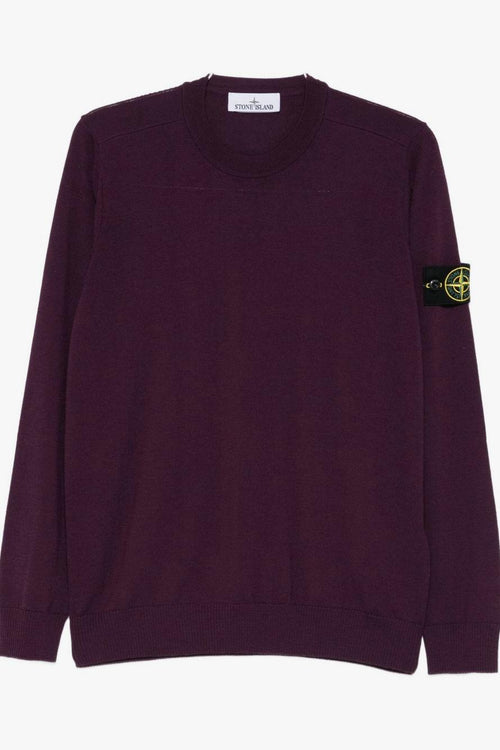 Maglia Viola Uomo Girocollo