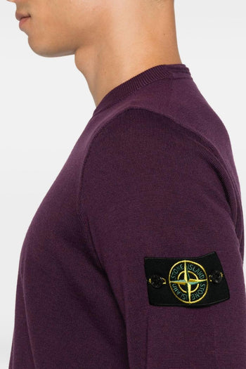 Maglia Viola Uomo Girocollo - 5