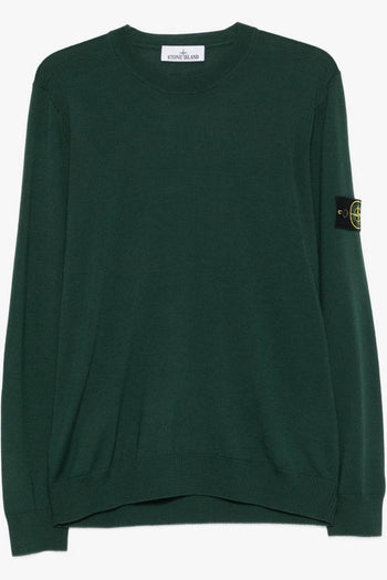 Maglia Verde Uomo Scollo Tondo - 5