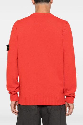 Maglia Rosso Uomo Girocollo - 3