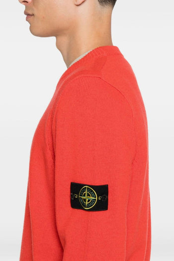 Maglia Rosso Uomo Girocollo - 4