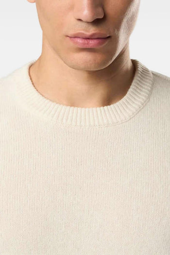 Maglia Bianco Uomo Girocollo - 4