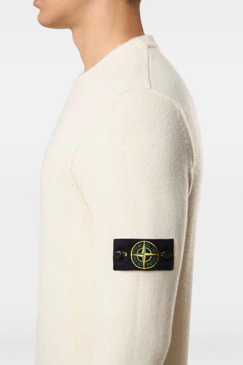 Maglia Bianco Uomo Girocollo - 3