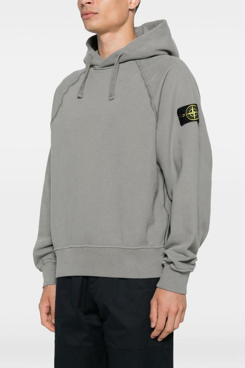 Felpa Grigio Uomo Maniche Raglan