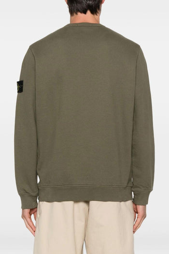 Felpa Verde Uomo Maniche Lunghe - 3