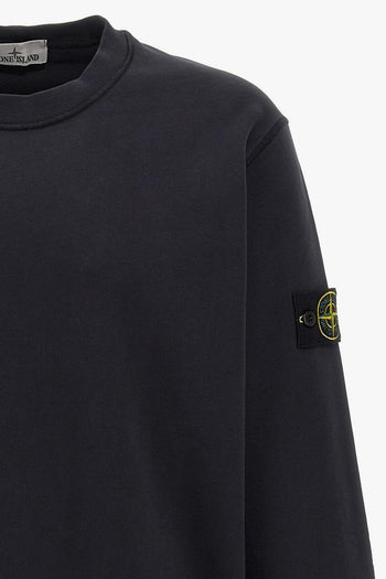 Felpa Nero Uomo Patch Bussola - 4