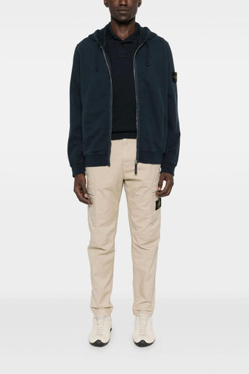 Felpa Blu Uomo con Zip - 2