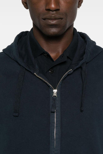 Felpa Blu Uomo con Zip - 4