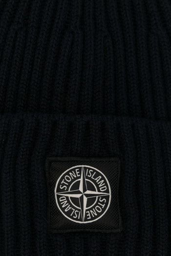 Cappello Blu Uomo Patch Logo - 3
