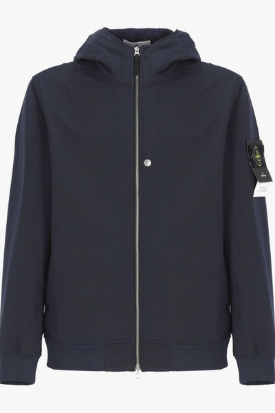 Giacca Blu Uomo con Cappuccio