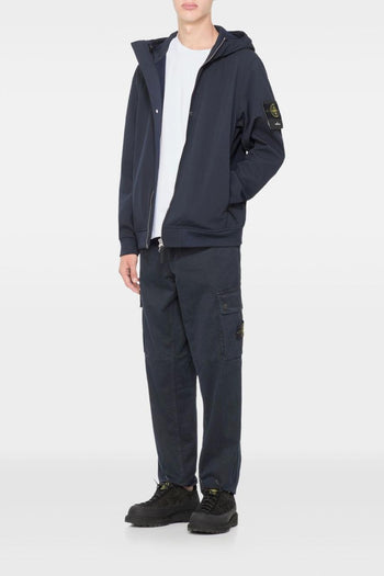 Giacca Blu Uomo con Cappuccio - 2