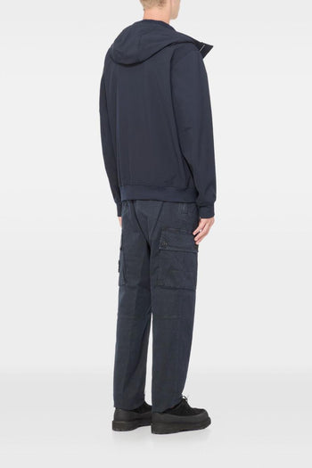 Giacca Blu Uomo con Cappuccio - 4