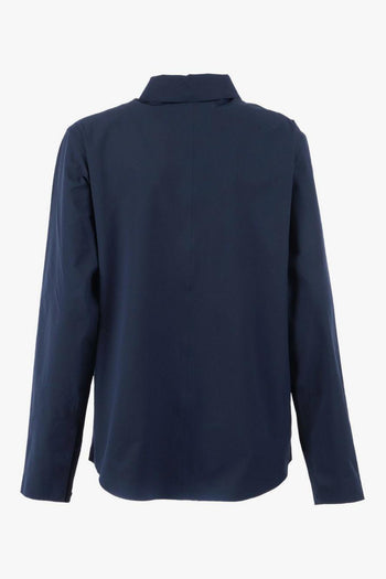 Camicia Blu Uomo Chiusura Nascosta - 2