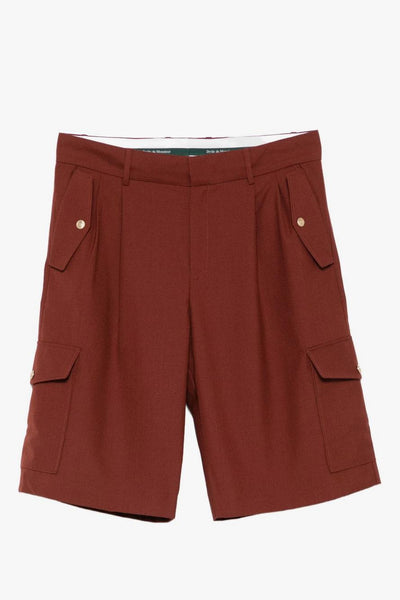 Short Cargo Uomo Bordeaux