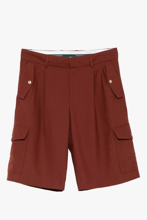 Short Cargo Uomo Bordeaux