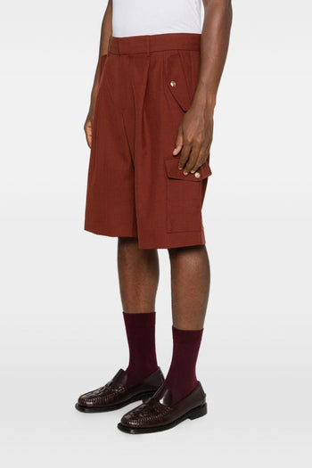 Short Cargo Uomo Bordeaux - 4