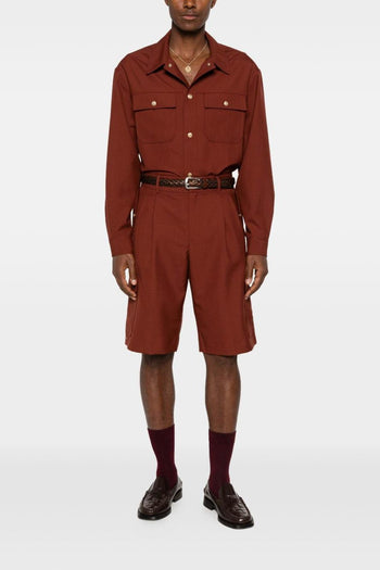 Short Cargo Uomo Bordeaux - 5