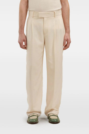 Pantaloni Pince Uomo Bianco - 2