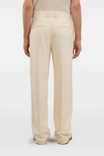 Pantaloni Pince Uomo Bianco - 3