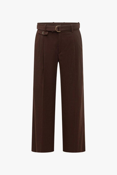 Pantaloni Cintura Uomo Marrone