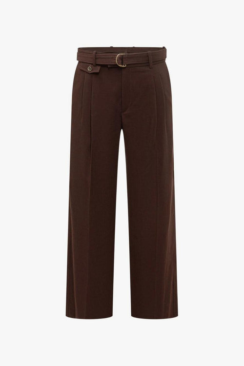 Pantaloni Cintura Uomo Marrone