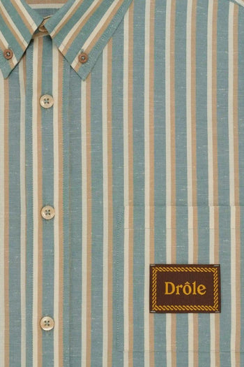 Camicia Righe Uomo Azzurro - 2