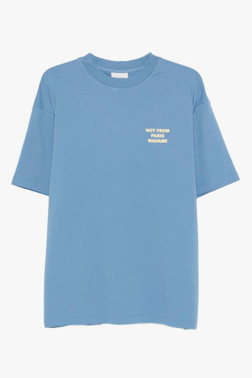 T-Shirt Not From Paris Madame Uomo Blu