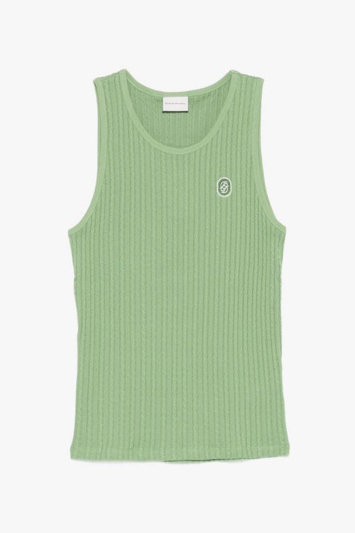 T-Shirt Smanicata Uomo Verde