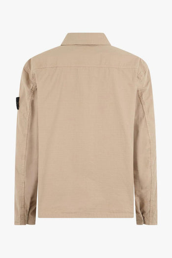 Camicia Tasche Applicate Uomo Marrone - 2