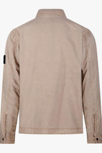Giacca-Camicia Beige Uomo Taschino - 2