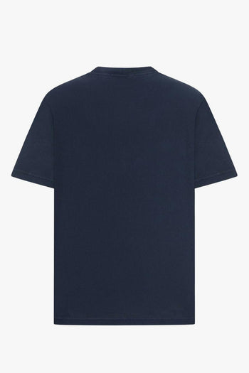 T-Shirt Blu Uomo Stampa Bussola - 2