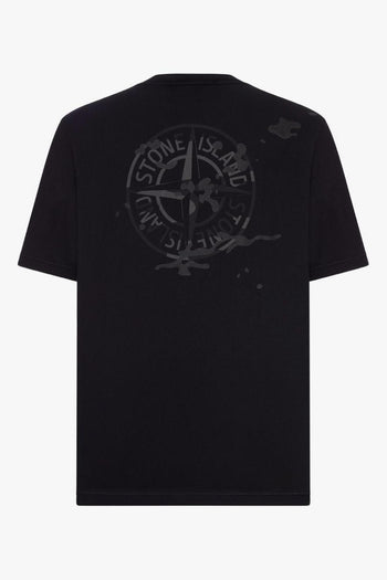 T-shirt Nero Uomo Dettaglio Logo - 2