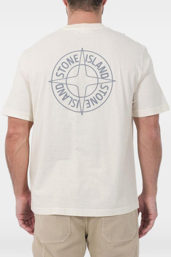 T-shirt Bianco Uomo Stampa Logo - 3