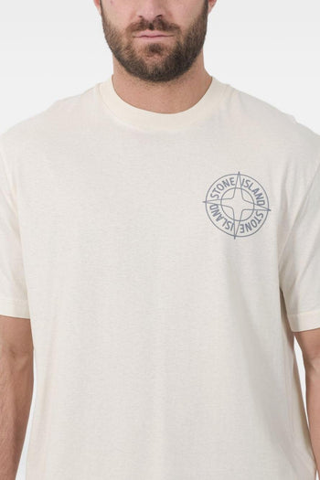 T-shirt Bianco Uomo Stampa Logo - 5