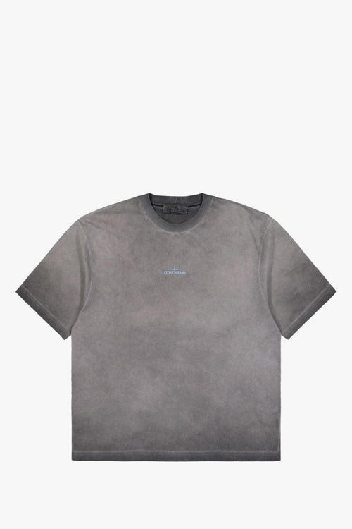 T-shirt Micro Ricamo Uomo Nero
