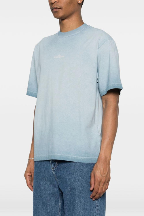 T-Shirt Celeste Uomo Logo
