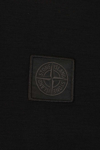 T-Shirt Nero Uomo Patch Logo - 3