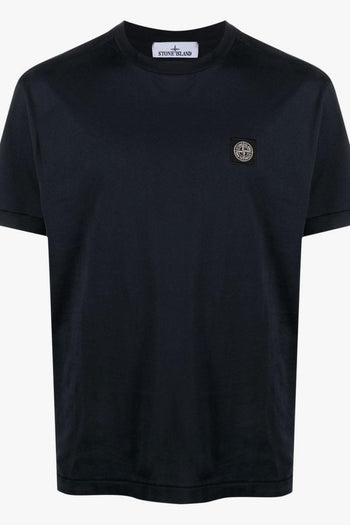 T-Shirt Blu Uomo Micro Logo - 5