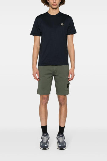 T-Shirt Blu Uomo Micro Logo - 2