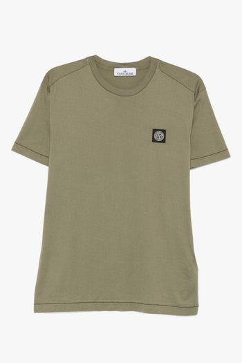 T-Shirt Verde Uomo Micro Logo - 5