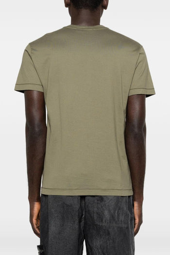 T-Shirt Verde Uomo Micro Logo - 3