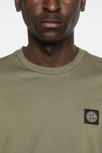 T-Shirt Verde Uomo Micro Logo - 4