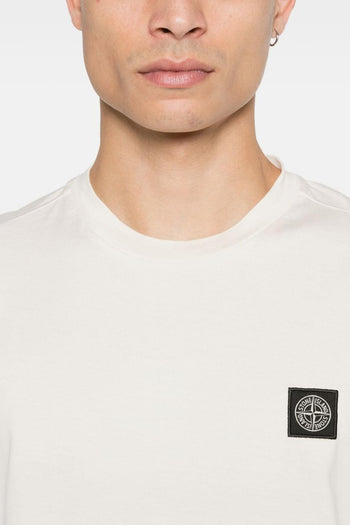 T-Shirt Bianco Uomo Micro Logo - 4