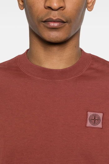 T-Shirt Rosso Uomo Micro Logo - 4