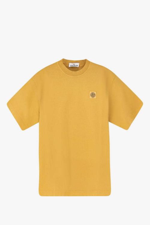 T-Shirt Giallo Uomo Micro Logo