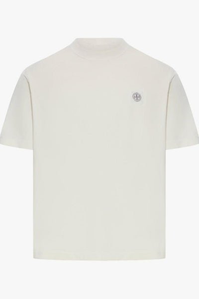 T-Shirt Bianco Uomo Micro Logo