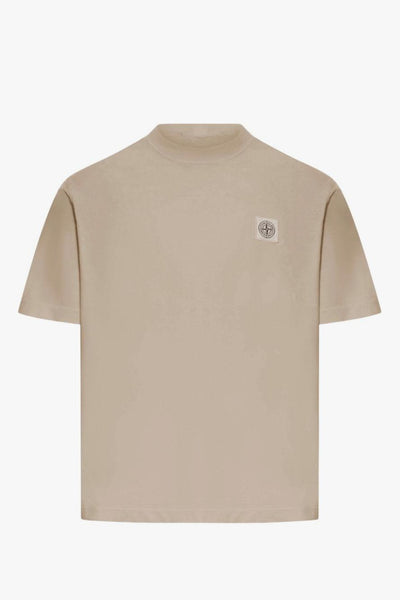 T-Shirt Marrone Uomo Micro Logo